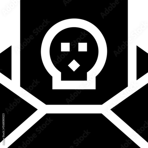 Flat vector icon representing blackmail or coercion, often used in legal, security, cybercrime, or ethical dilemma contexts. Ideal for infographics, law enforcement materials, risk assessments, cybers