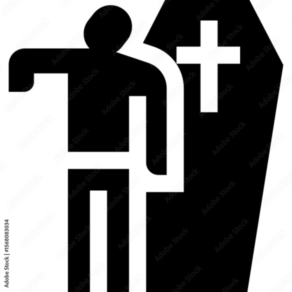 A clean and minimal vector icon of a zombie character in line art style, perfect for Halloween themes, horror games, spooky designs, event posters, UI UX elements, and digital illustrations. Fully sca A clean and minimal vector icon of a zombie character in line art style, perfect for Halloween themes, horror games, spooky designs, event posters, UI UX elements, and digital illustrations. Fully sca