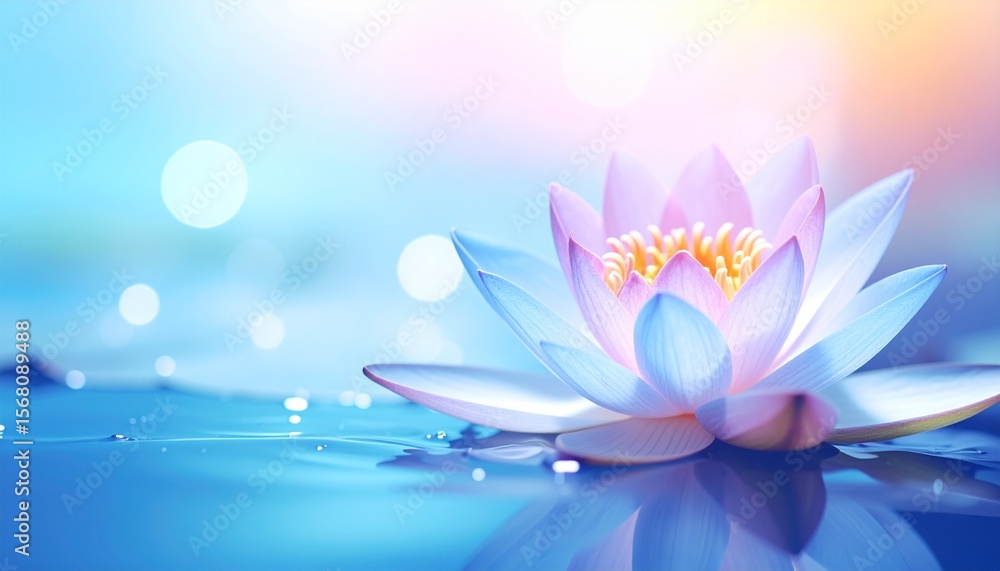 Water lily flower background Water lily flower background
