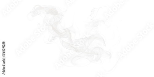 Abstract cloud formation on black background with pixelated edges and color artifacts visible