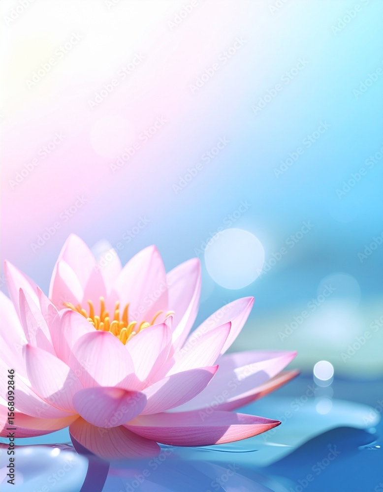 Water lily flower background Water lily flower background