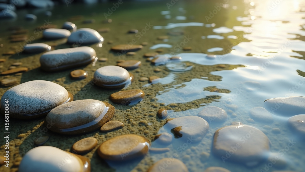 stones on the beach stones on the beach