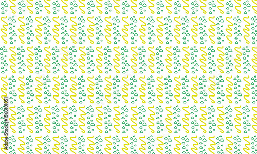 Seamless pattern with colorful stripes yellow and blue