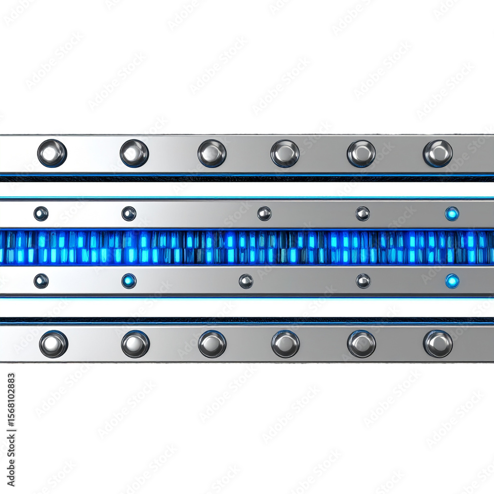 Modern electronic device with glowing blue lights Modern electronic device with glowing blue lights
