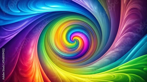 Colorful swirl abstract design