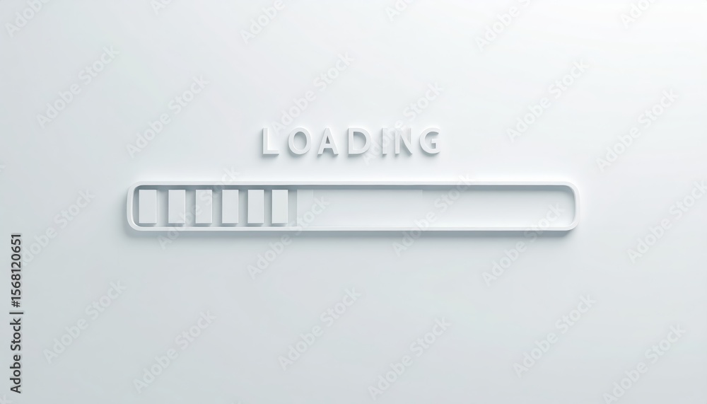 loading screen wording on a white background loading screen wording on a white background
