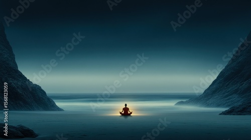A Spiritual Journey of Meditation by the Silent Ocean