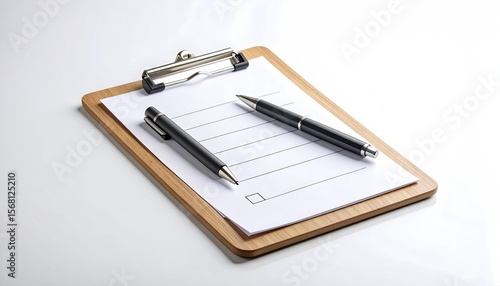 Wallpaper Mural Clipboard with pens and lined paper Torontodigital.ca