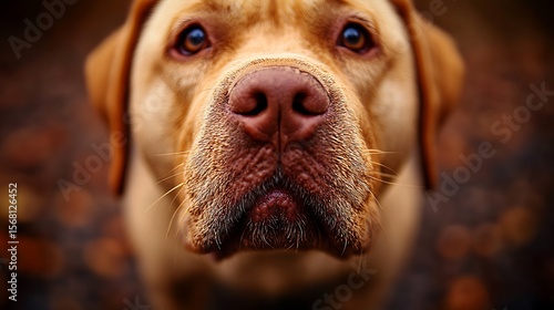 Wallpaper Mural Close-up view of a dog's face. Torontodigital.ca