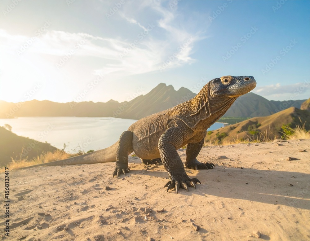 Fototapeta premium Komodo Dragon 