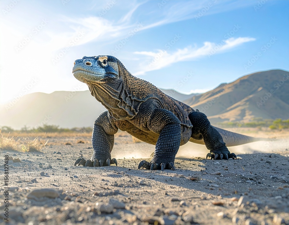 Fototapeta premium Komodo Dragon 