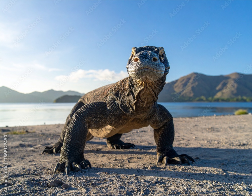 Fototapeta premium Komodo Dragon 