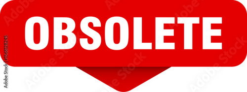 obsolete sticker. obsolete sign on transparent background