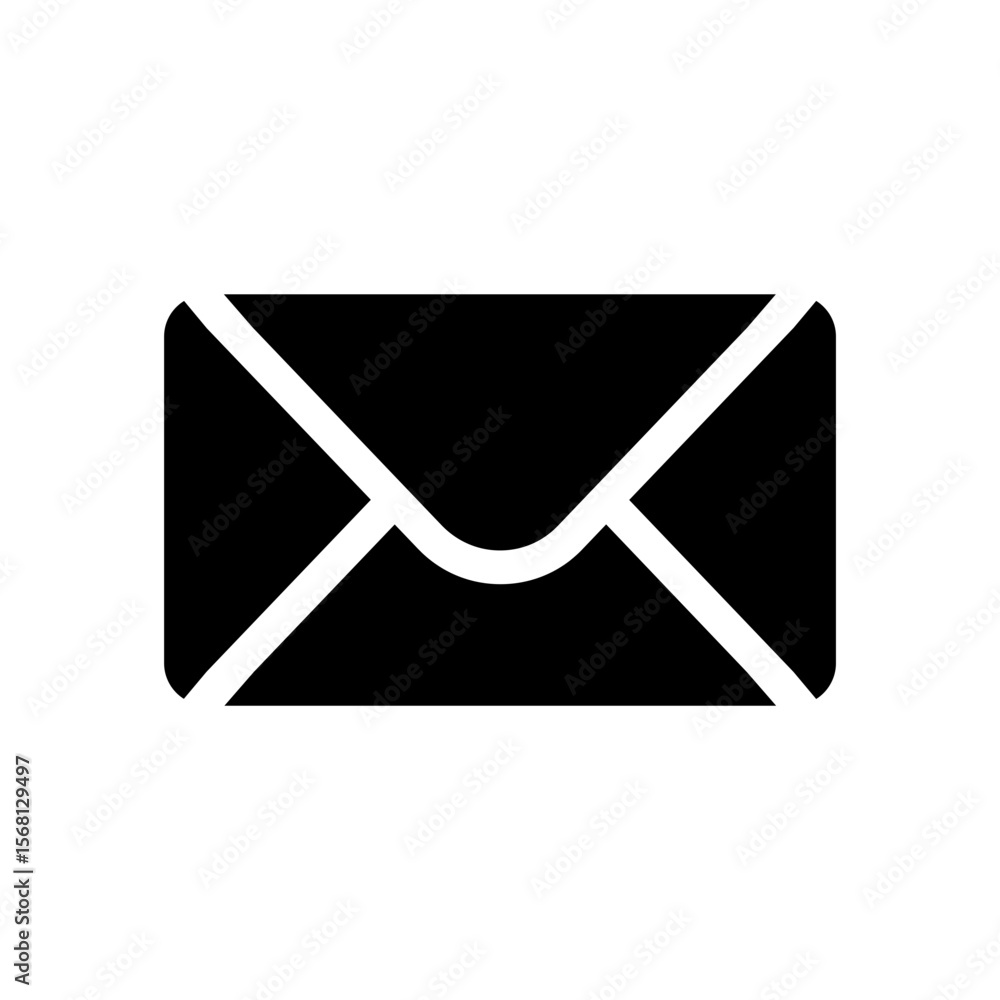 E Mail icon with transparent background PNG. A rectangular envelope with a classic folded design. Messages, and communication sign. E Mail icon with transparent background PNG. A rectangular envelope with a classic folded design. Messages, and communication sign.