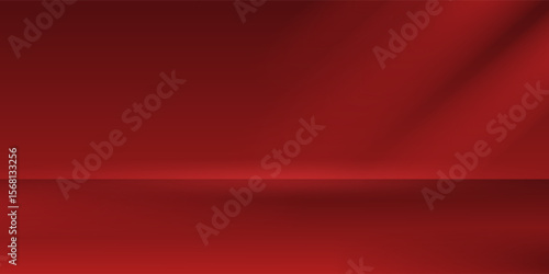 Dark red background with subtle highlight effect. The spotlight creates a gradation from bright red in the center to dark red at the edges. The background has a bit of a rough texture.