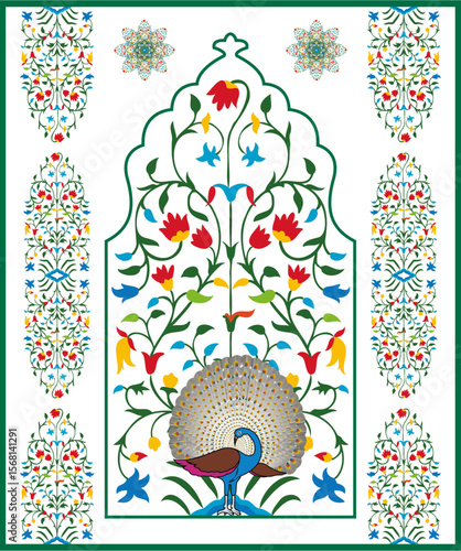 Mughal Floral Art and Mughal Art