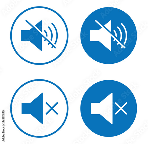 Mute sound icon. mute icon.