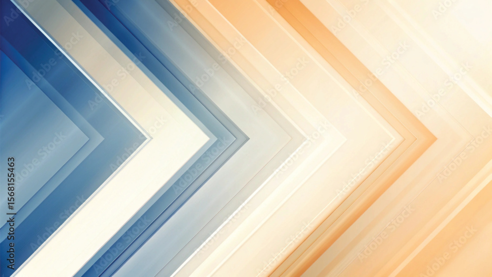 Obraz premium Light blue and yellow lines create a futuristic, striped abstract background with a blurred motion texture, perfect for a digital art wallpaper design