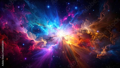 Abstract cosmic explosion