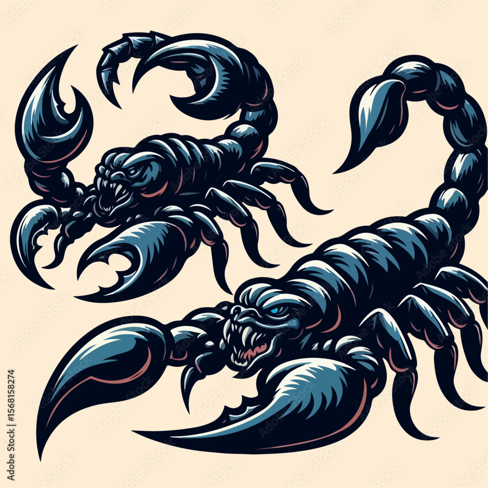 Obraz premium vector image of a scorpion