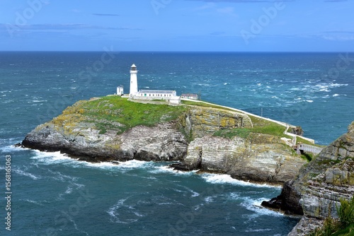 South Stack Lighthouse on the Cliffs