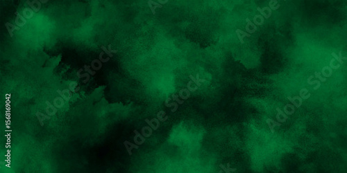 green watercolor paper textured illustration with splashes, Seamless and abstract green grunge texture with green stains, Creative paint gradients, splashes and stains for presentation and cover.