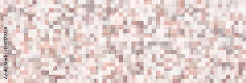Subtle mosaic of blended pastel squares in soft hues of beige, rose, and gray, creating a visually interesting pixelated pattern with a calm, neutral aesthetic perfect for modern design projects