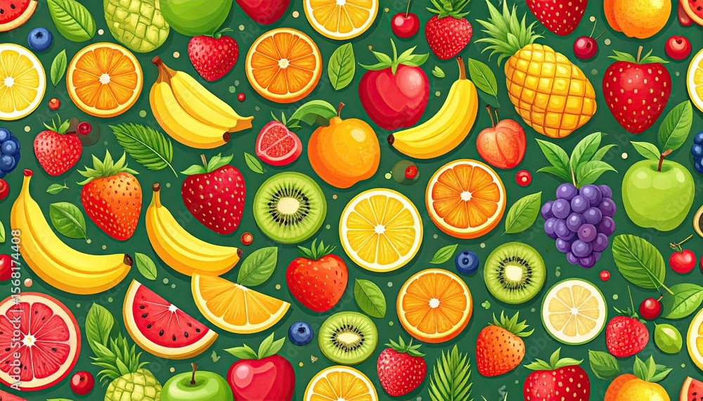 Colorful fruit pattern (1) Colorful fruit pattern (1)