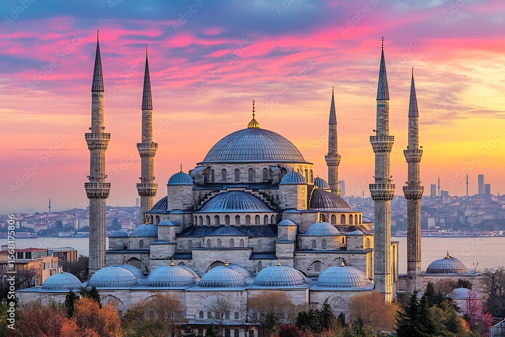 Fototapeta premium blue mosque in istanbul