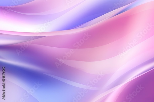 Smooth, flowing waves create an abstract design in shades of pink, purple, and blue