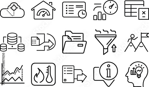 Set of Dashboard Icons