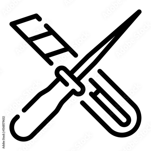 tools line icon