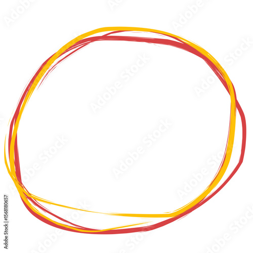 vector illustration of a colorful rubber bands