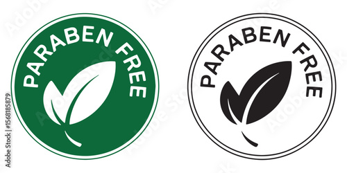 Paraben-Free Natural Cosmetic Seal Badge Icon