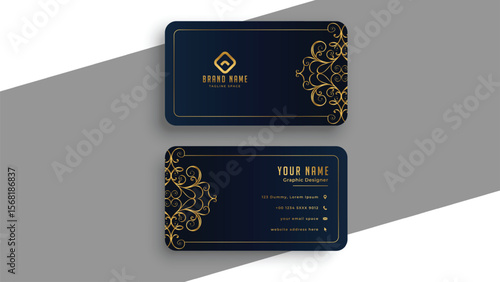 Modern Minimalist Business Card Template – Fully Editable EPS, Professional Corporate Business Card Design – Clean & Elegant, Classic Blue Business Card Template – CMYK, Ready to Print