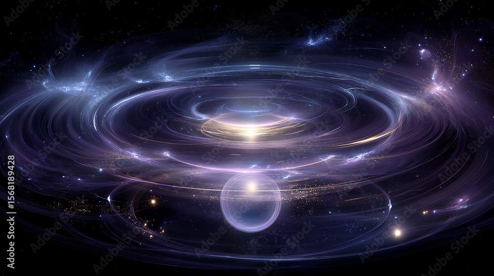 Spiral Universe Rings Representing Qubit Orbitals and Energy Waves Spiral Universe Rings Representing Qubit Orbitals and Energy Waves