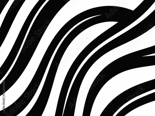Wallpaper Mural Black and White Stripes Torontodigital.ca