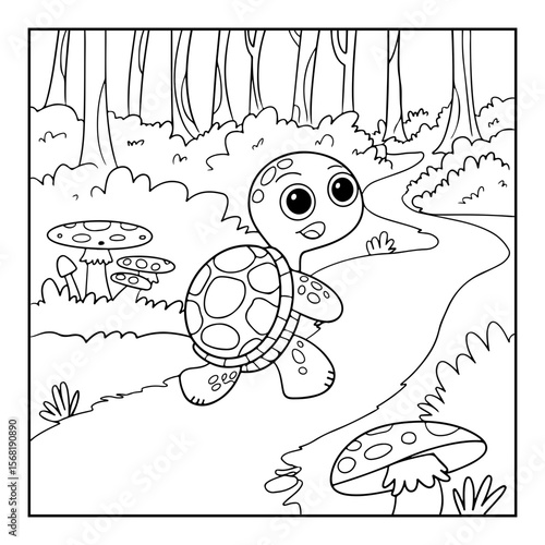 coloring book for kids with animals