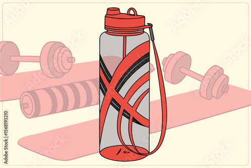 Durable and Eco-Friendly Water Bottle with Leak-Proof Cap and Insulated Double-Wall Design