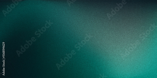 Dark teal green minimal banner calm , Noise intensive Holographic blend blurred smooth transitions tone empty presentation design , futuristic minimal modern