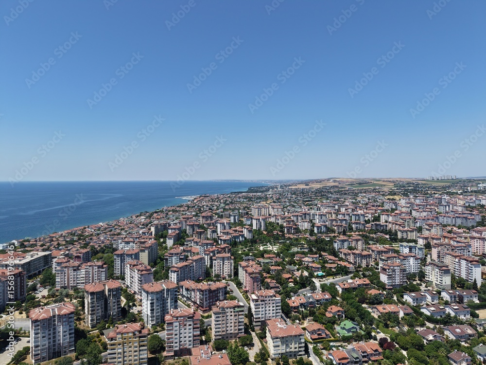 Fototapeta premium Aerial view of the area