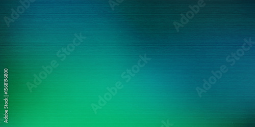Green turquoise teal blue abstract texture background. Color gradient. Colorful matte background with space for design. Toned canvas fabric. Web banner. Wide. Long. Panoramic. Website.