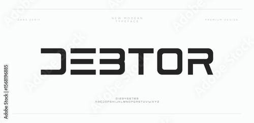 Debtor alphabet small letter a to z logo design