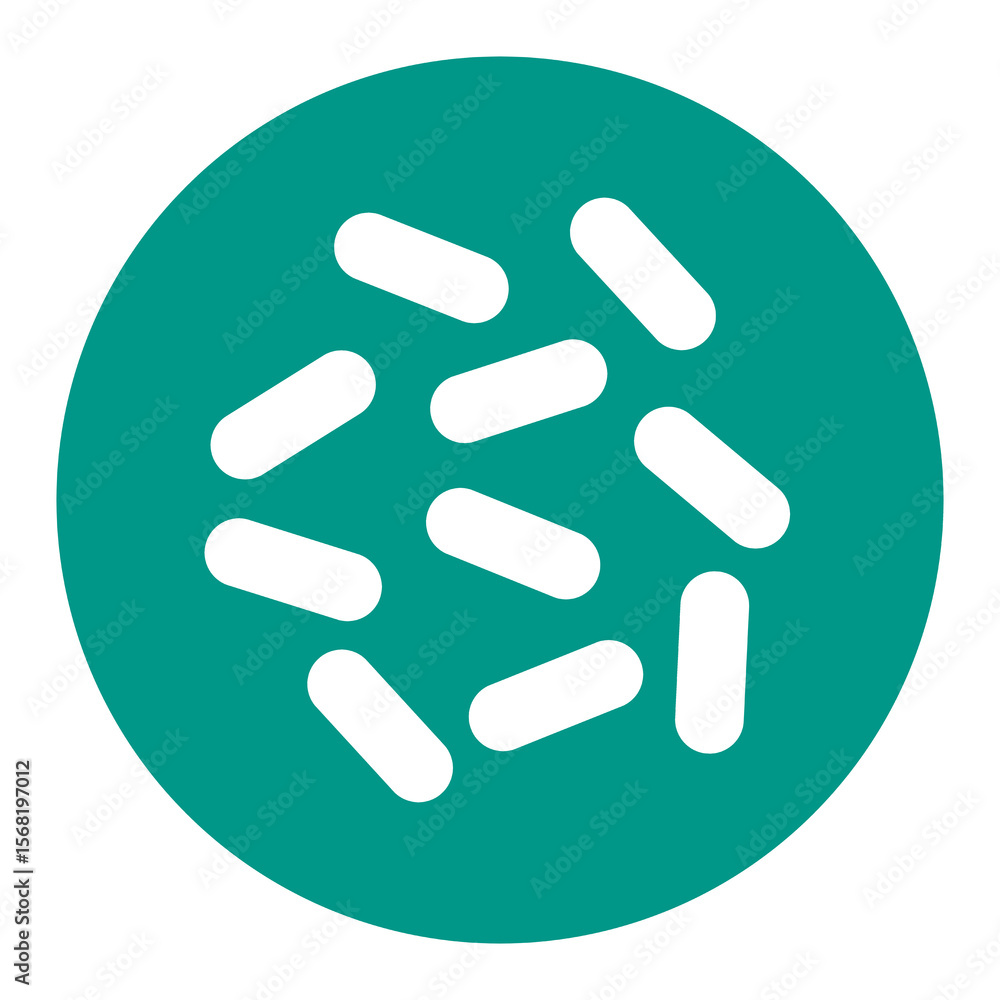green silhouette bacteria icon green silhouette bacteria icon