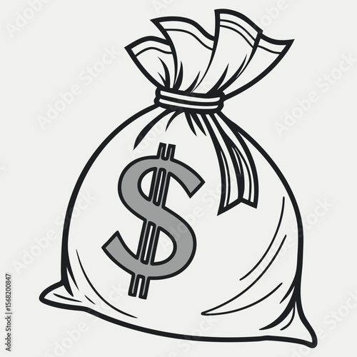 Illustrative Symbol of Wealth Financial Prosperity and Abundant Monetary Gain