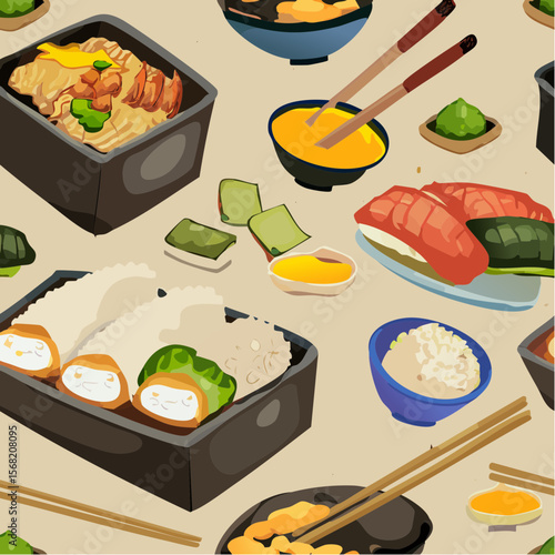 japanese food sushi