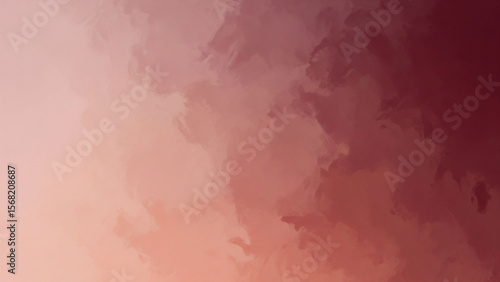 Abstract and textured pale blush to deep maroon gradient background