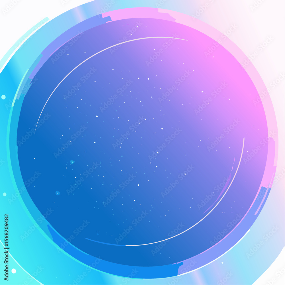 Obraz premium abstract blue background with bubbles