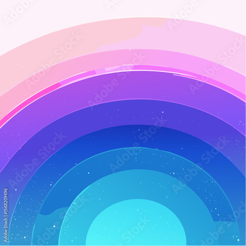 abstract background with rainbow