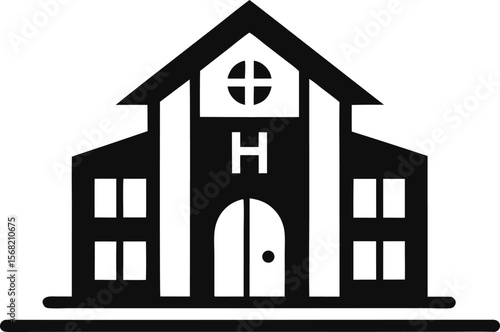 Hostel Icon Vector Illustration 